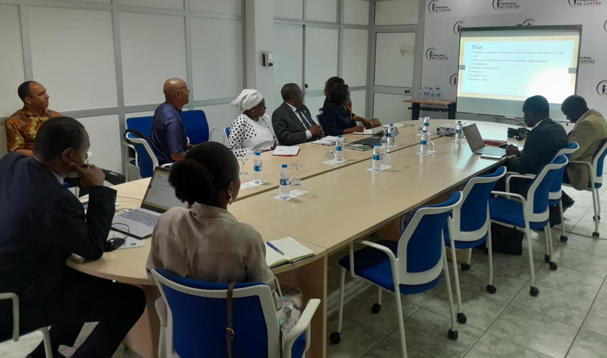 O Conselho de Prevenção da Corrupção de Cabo Verde recebe em visita o Conselho Consultivo da União Africana contra a Corrupção 